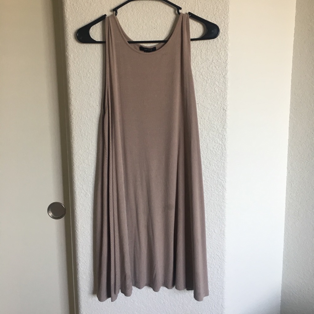 Beige long dress